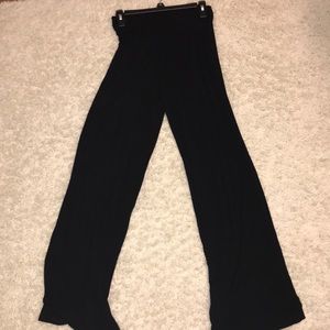 Black maxi pants